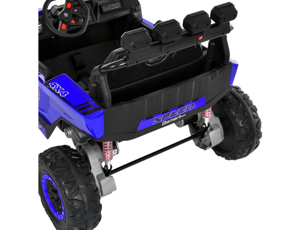 Электромобиль детский джип M 6373EBLR-4, 125 см, 24V, 2x150W, свет и музыка, синий, Bambi Racer