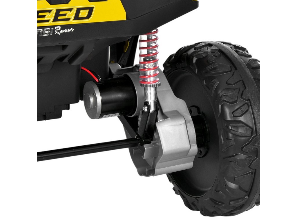 Электромобиль детский джип M 6373EBLR-6, 125 см, 24V, 2x150W, свет и музыка, желтый, Bambi Racer