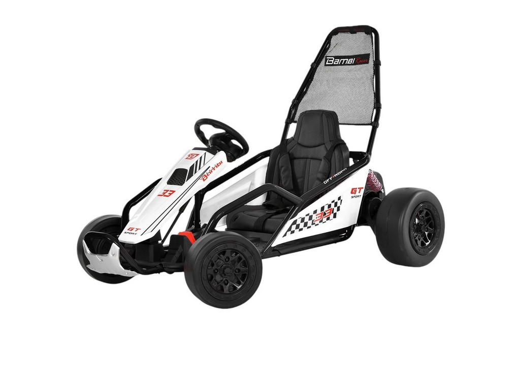 Электрокарт M 6374EL-1 (24V), 2×200W, EVA колеса, MP3/USB/Bluetooth, белый, Bambi Kart