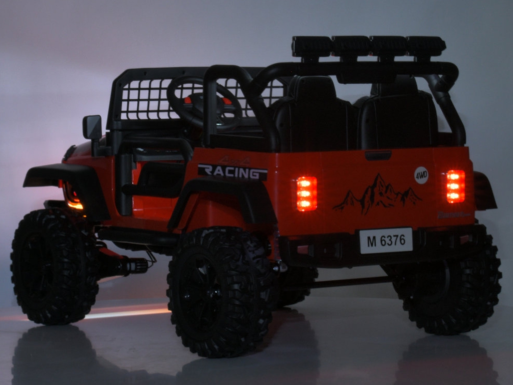 Двухместный электромобиль Джип Bambi Racer, 4×45W, 1х12V/10AH, Bluetooth, USB, TF, EVA