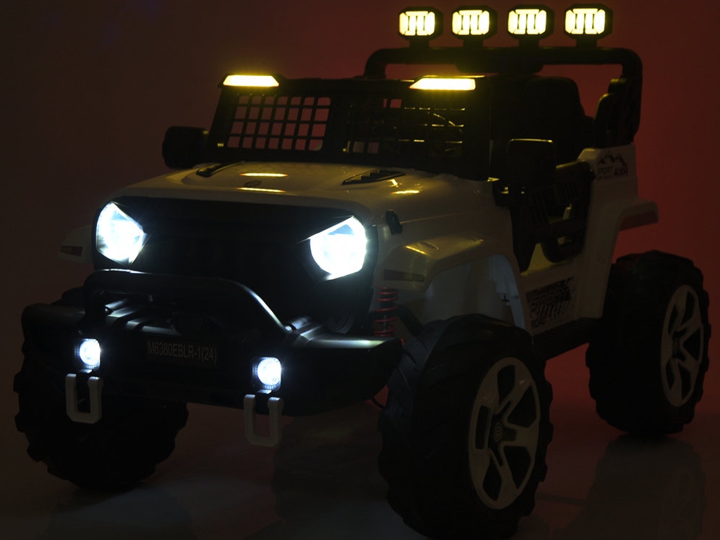 Электромобиль Джип M 6380EBLR-1(24V), р/к2,4G, 1х24V/8AH, 4х45W, MP3, USB, TF, Bluetooth, EVA