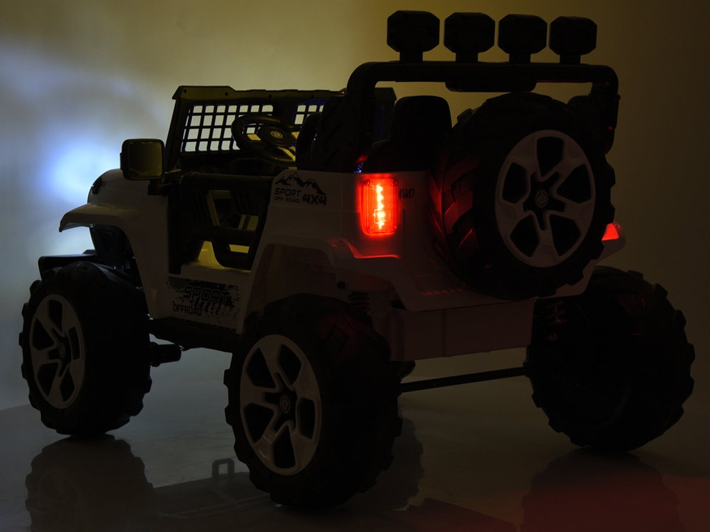 Электромобиль Джип M 6380EBLR-1(24V), р/к2,4G, 1х24V/8AH, 4х45W, MP3, USB, TF, Bluetooth, EVA