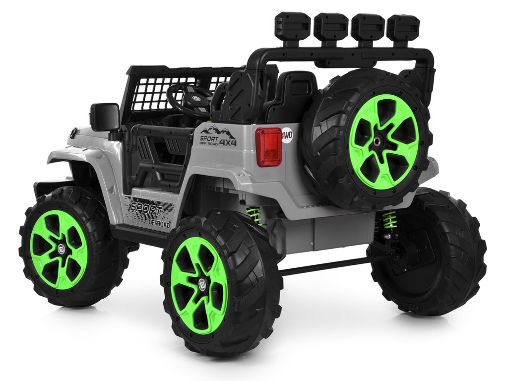 Электромобиль Джип M 6380EBLR-11(24V), р/к2,4G, 1х24V/8AH, 4х45W, MP3, USB, TF, Bluetooth, EVA