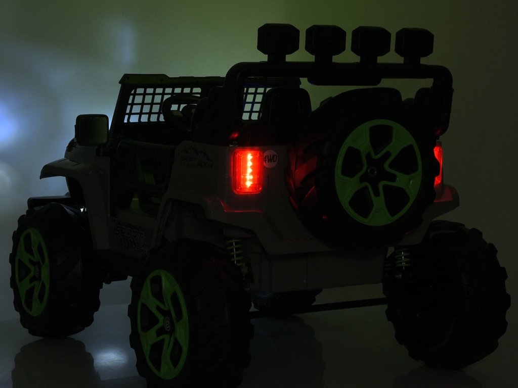 Электромобиль Джип M 6380EBLR-11(24V), р/к2,4G, 1х24V/8AH, 4х45W, MP3, USB, TF, Bluetooth, EVA