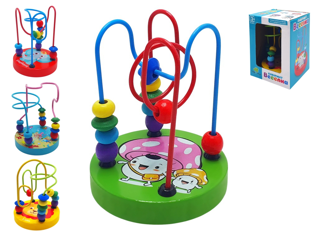 Дерев'яна іграшка Лабіринт на дроті 11 см. Tree Toys MD 0810