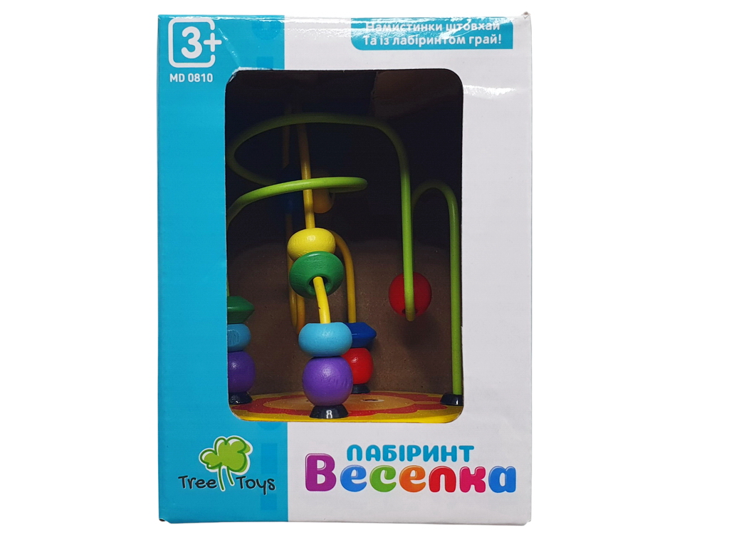 Дерев'яна іграшка Лабіринт на дроті 11 см. Tree Toys MD 0810