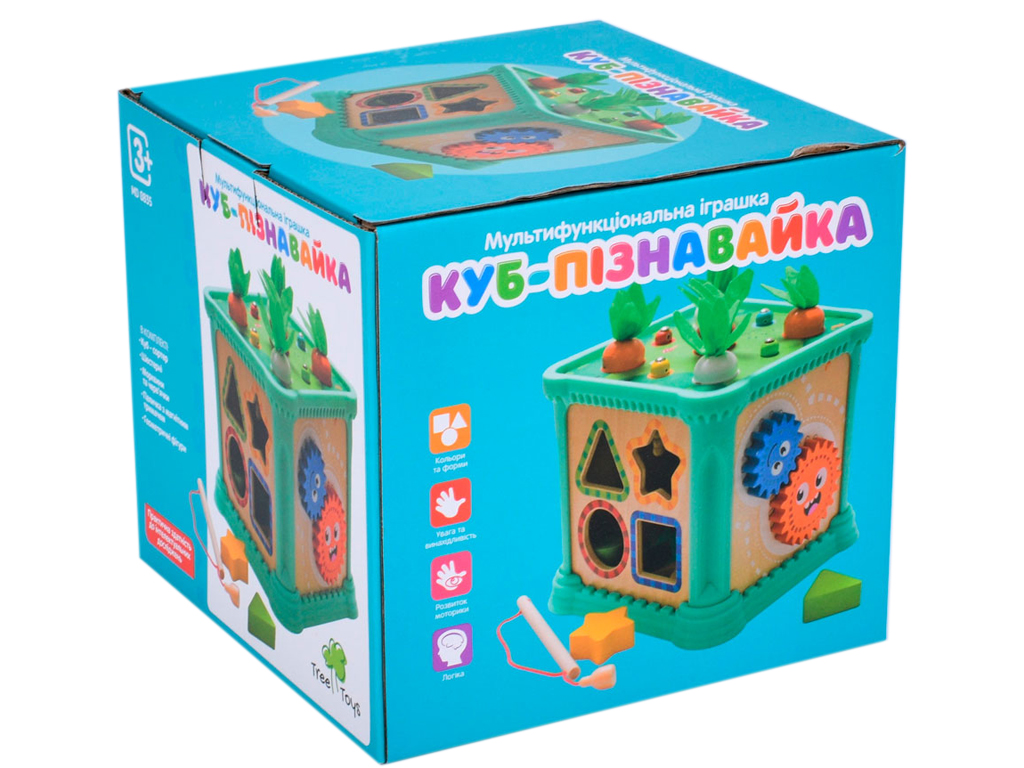 Деревянная игрушка Центр развивающий Куб. MD 0835