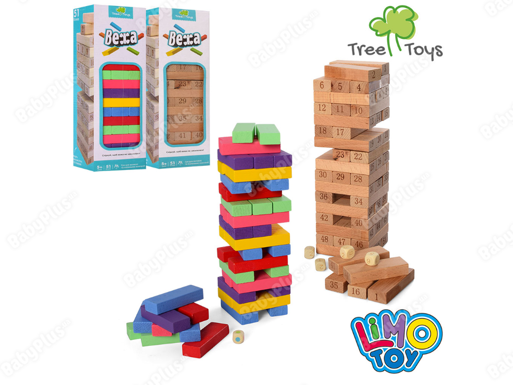 Дерев'яна іграшка Гра вежа. Tree Toys MD 1210