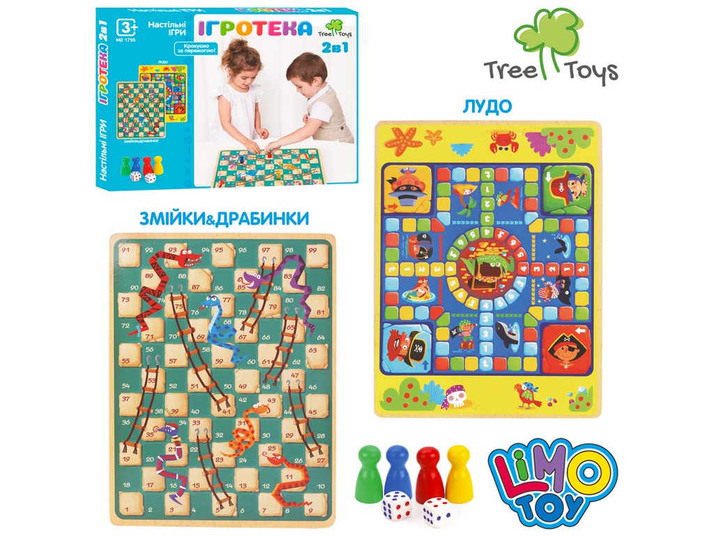 Деревянная игрушка Игра Ходилка. Tree Toys MD 1795