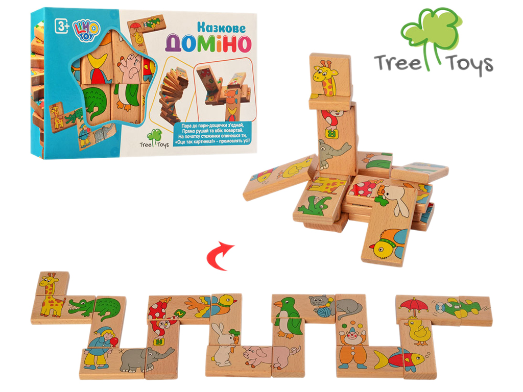 Деревянная игрушка Домино. Tree Toys MD 2146