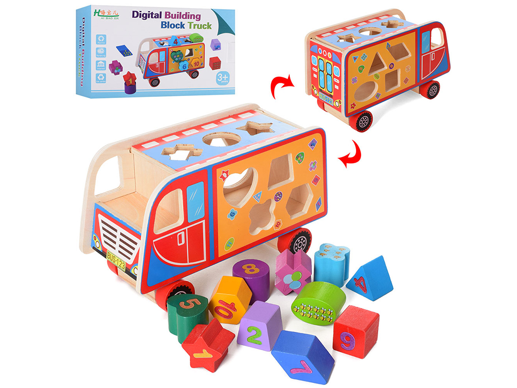 Деревянная игрушка Сортер. MD 2230