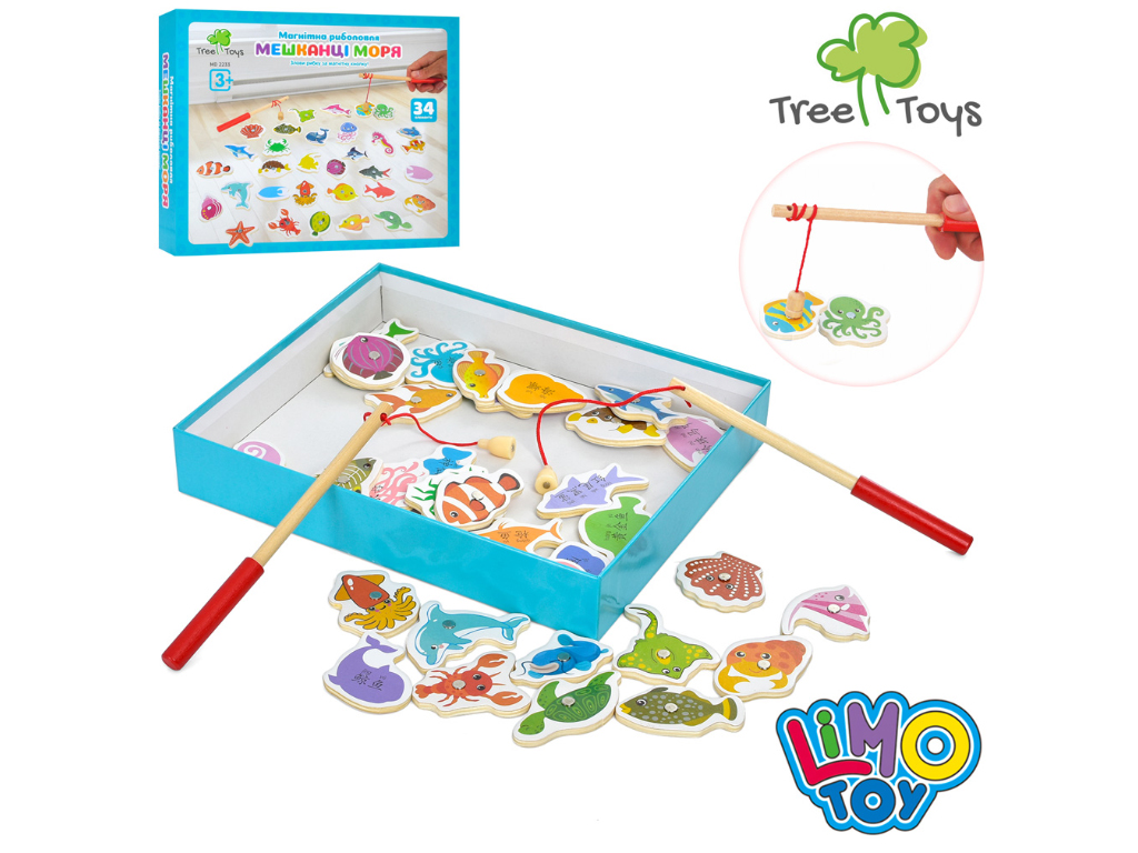 Дерев'яна іграшка Риболовля. Tree Toys MD 2233