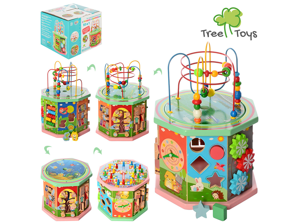 Деревянная игрушка Центр развивающий. Tree Toys MD 2385