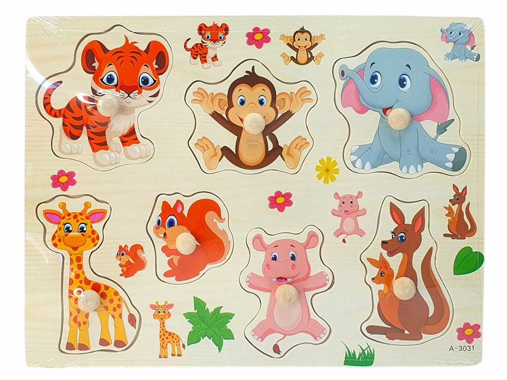 Деревянная игрушка Рамка-вкладыш. MD 2430