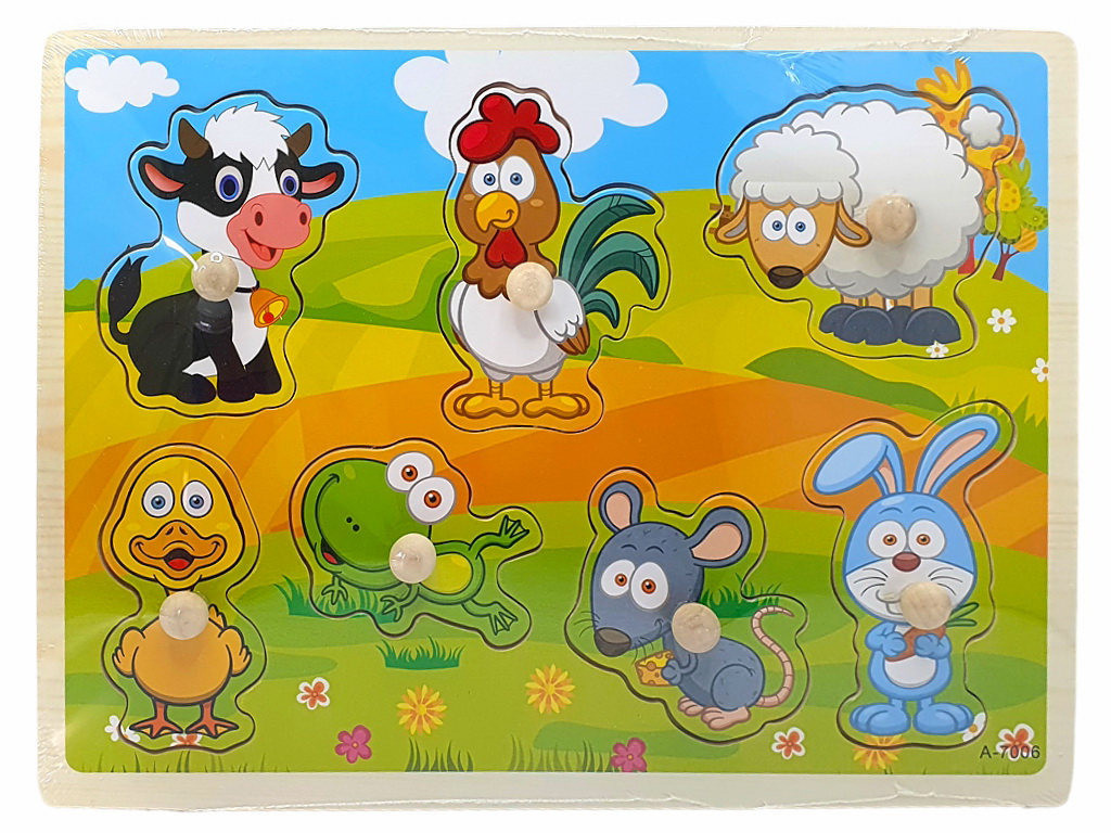 Деревянная игрушка Рамка-вкладыш. MD 2430