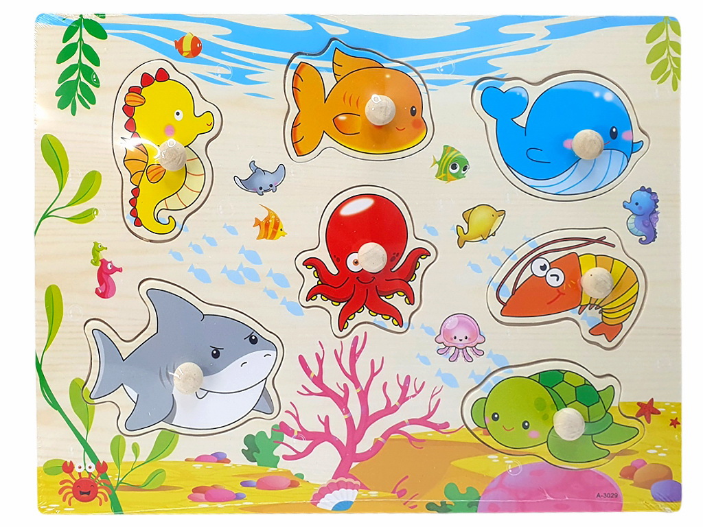 Деревянная игрушка Рамка-вкладыш. MD 2430
