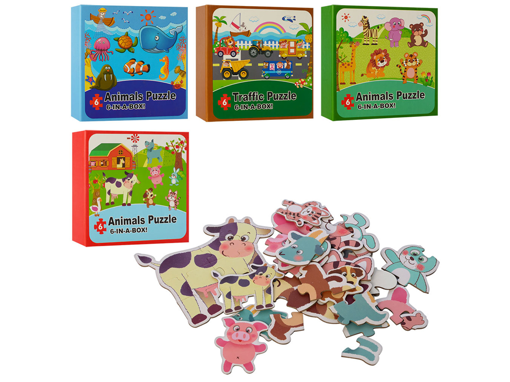 Деревянная игрушка Пазлы. MD 2558