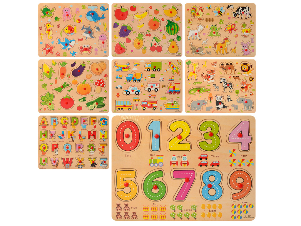 Деревянная игрушка Рамка-вкладыш. MD 2676