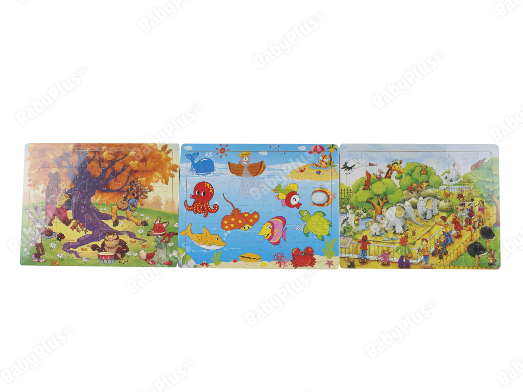 Деревянная игрушка Пазлы Животные. MD 2740