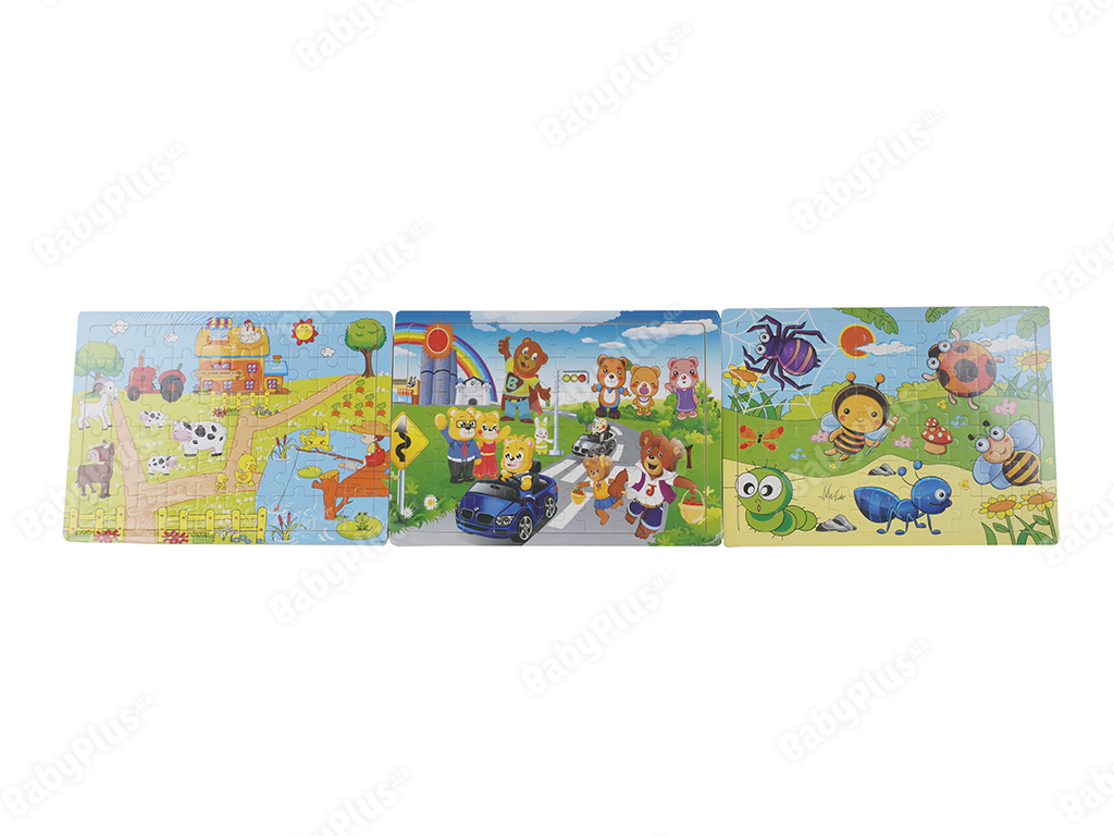 Деревянная игрушка Пазлы Животные. MD 2740