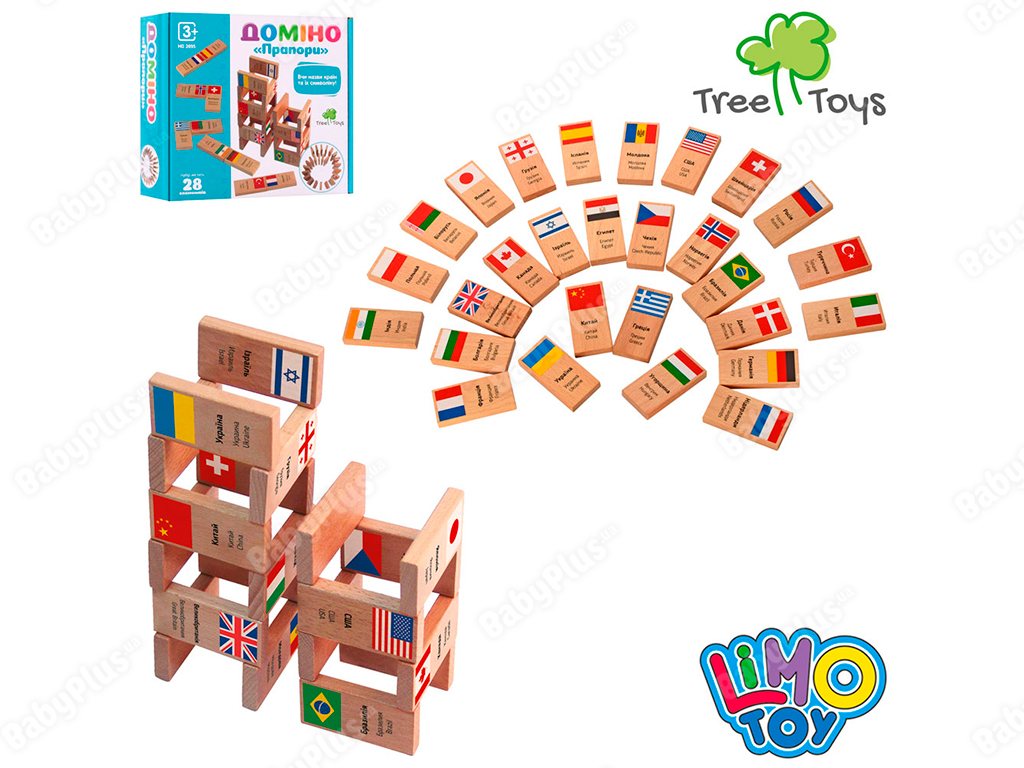 Деревянная игрушка Домино. Tree Toys MD 2895