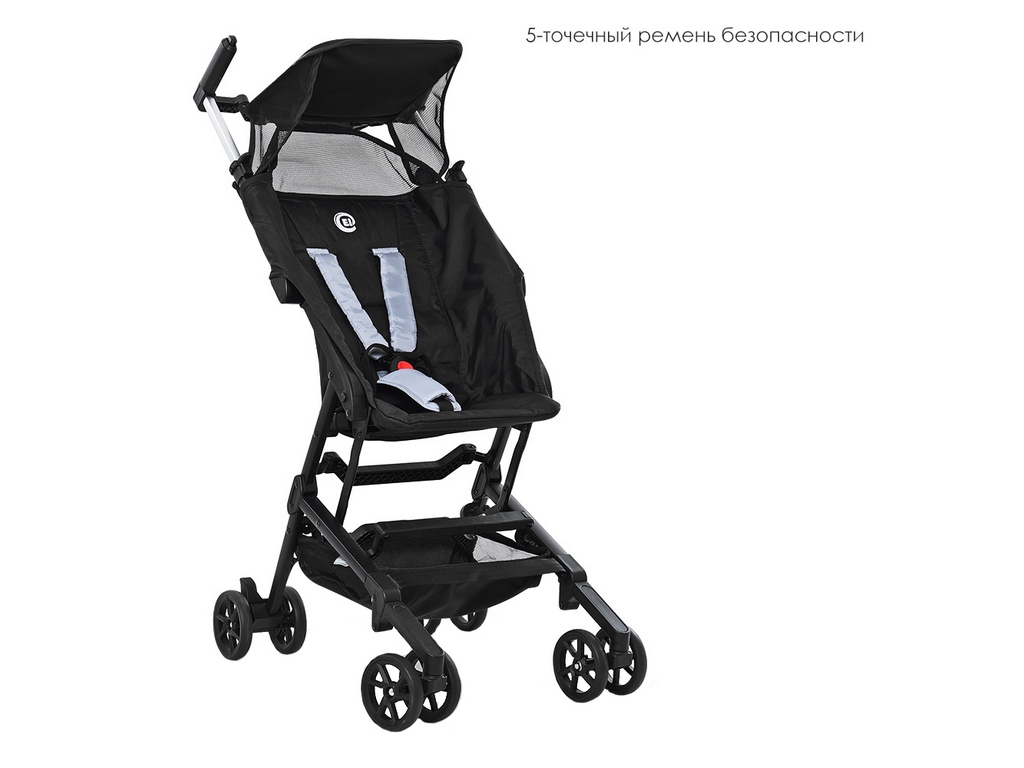 Коляска детская EL CAMINO ME 1033 QWERTY Black
