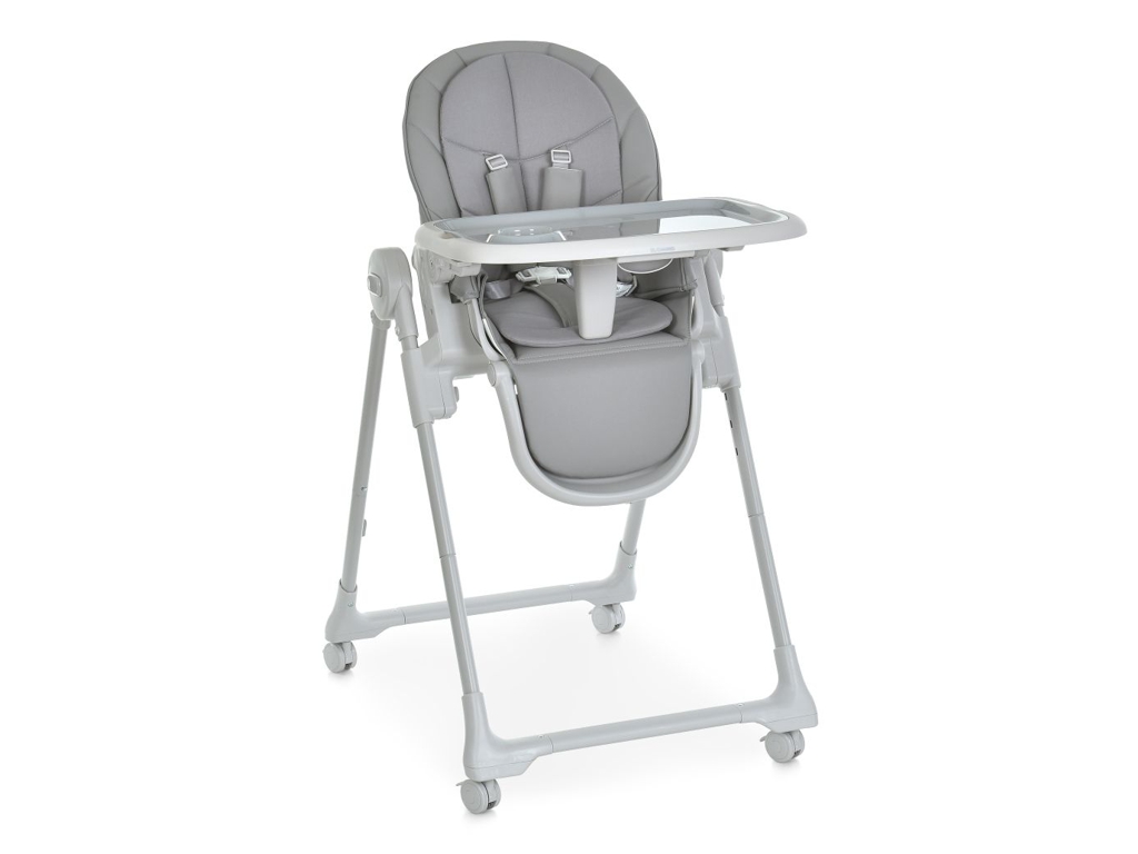 Стульчик для кормления El Camino CRYSTAL ME 1037 Nude Gray. 5-точечные ремни, вкладыш