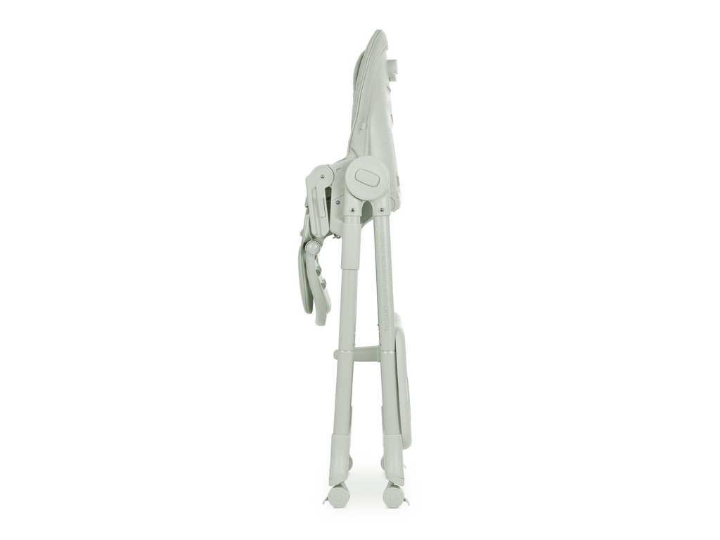 Стільчик для годування El Camino CRYSTAL ME 1037 Nude Green. 5-точкові ремені, вкладиш