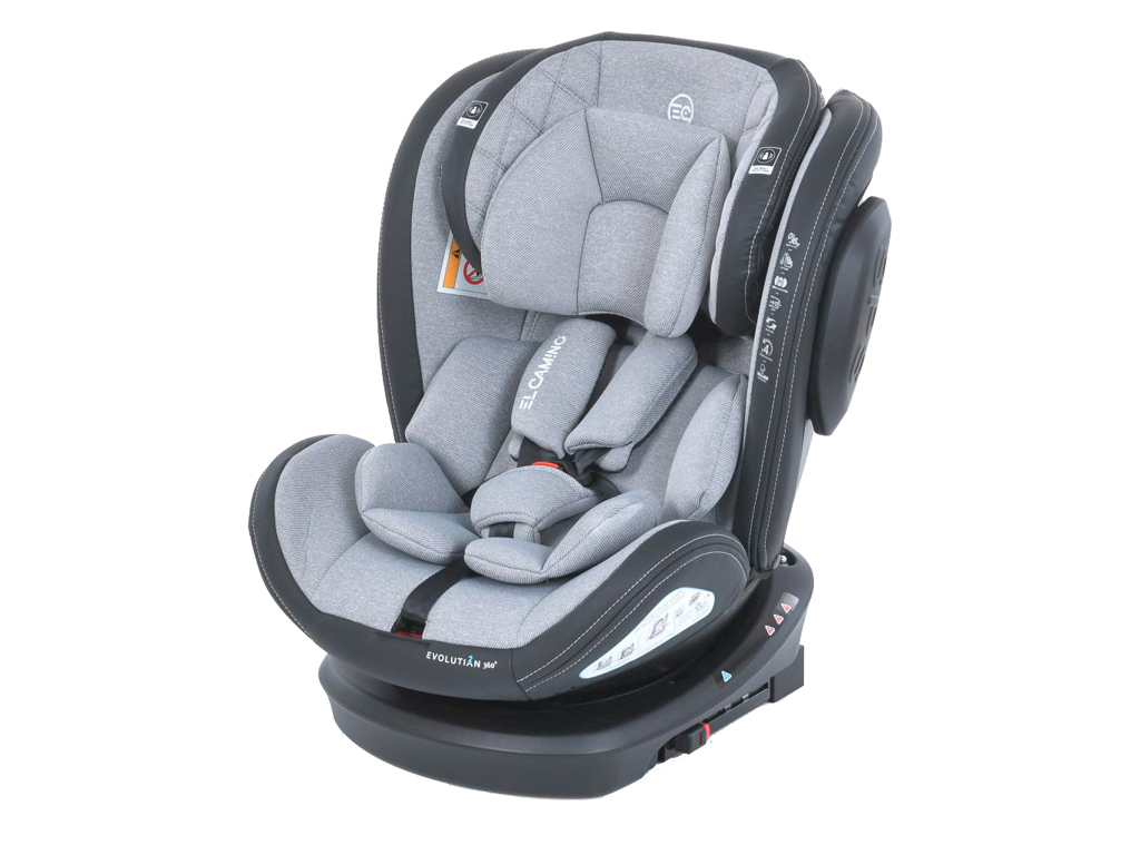 Автокрісло дитяче. EL CAMINO ME 1045-1 EVOLUTION 2 360⁰ Royal Gray