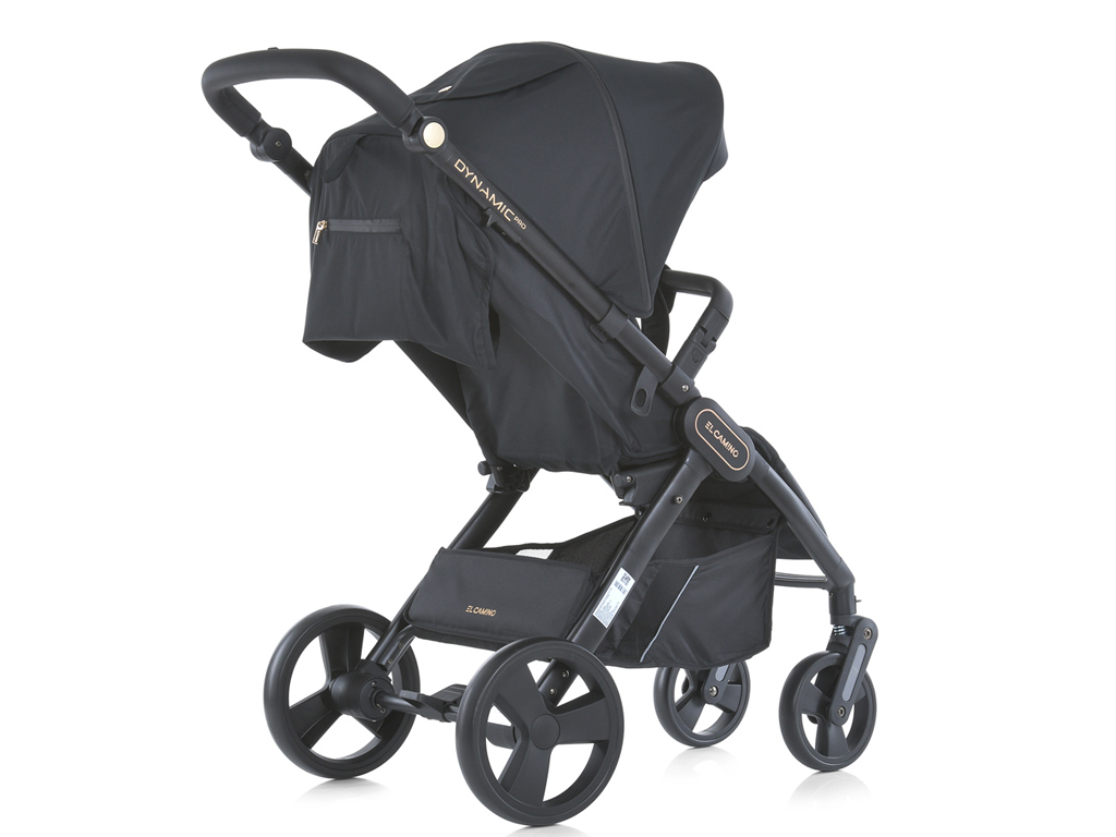 Коляска дитяча прогулянкова. EL CAMINO ME 1053-3 DYNAMIC PRO Black