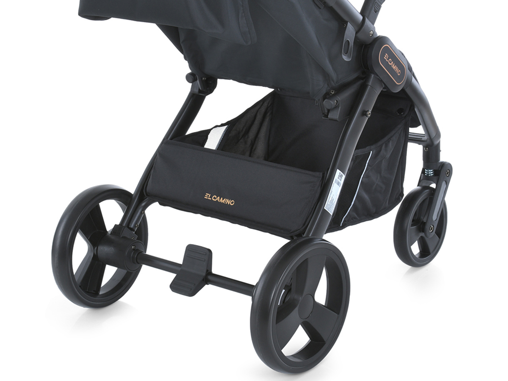 Коляска дитяча прогулянкова. EL CAMINO ME 1053-3 DYNAMIC PRO Black
