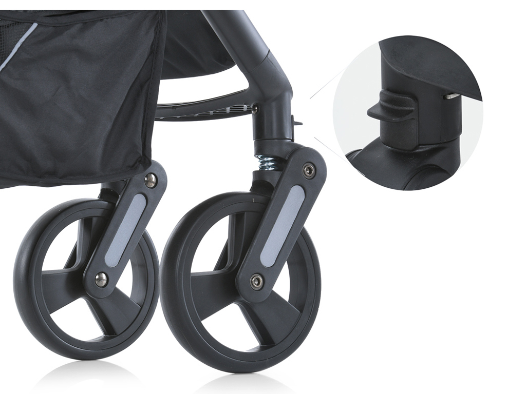 Коляска дитяча прогулянкова. EL CAMINO ME 1053-3 DYNAMIC PRO Black