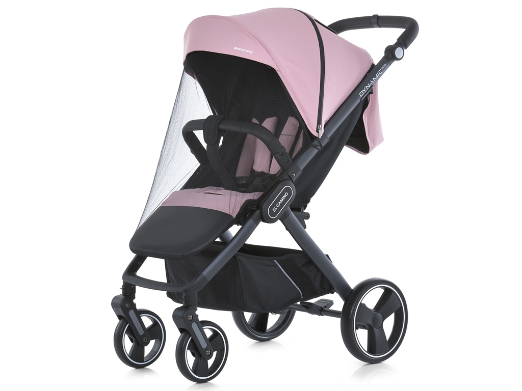 Коляска дитяча прогулянкова. EL CAMINO ME 1053-3 DYNAMIC PRO Pale Pink