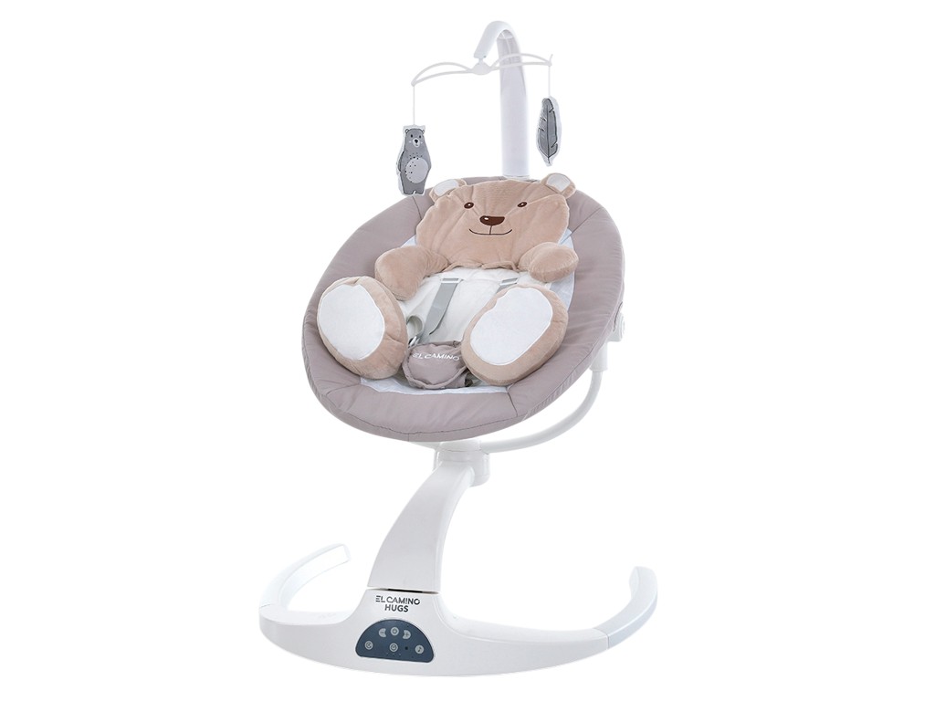 Заколисуючий центр ME 1077 Hugs Beige, 5 швидкостей, таймер, EL CAMINO