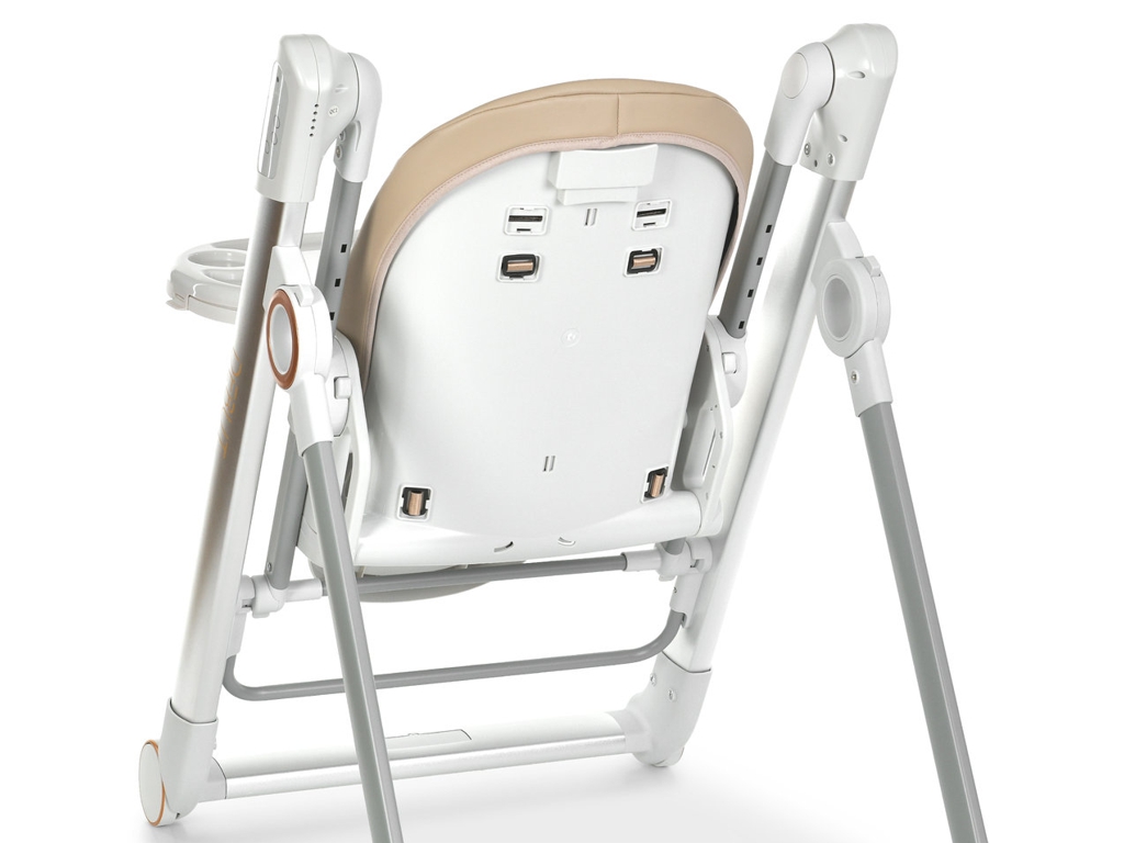 Детский стульчик-качалка 2 в 1 Debut ME 1102 Gentle Beige, 5 скоростей, Bluetooth, бежевый