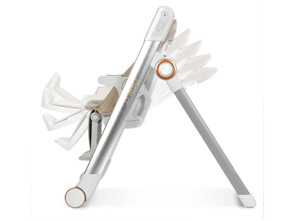 Детский стульчик-качалка 2 в 1 Debut ME 1102 Gentle Beige, 5 скоростей, Bluetooth, бежевый