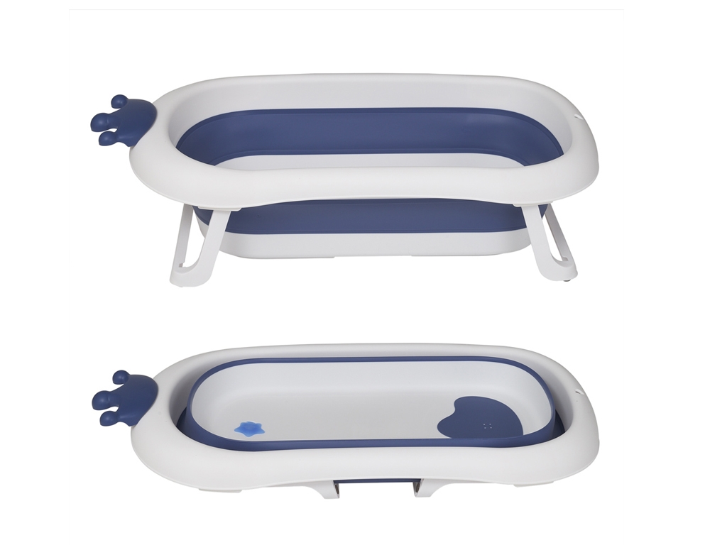 Ванночка детская с вкладышем. EL CAMINO ME 1105 CROWN Deep Blue