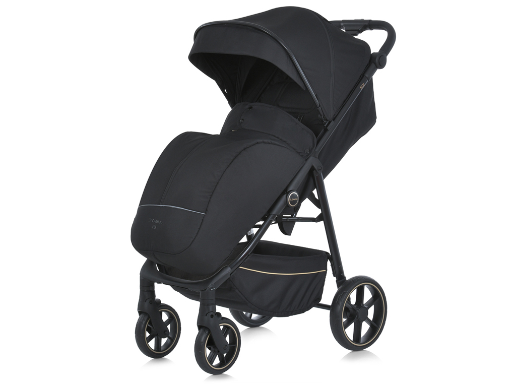 Коляска дитяча прогулянкова. EL CAMINO ME 1113-2 FIJI Black Matt