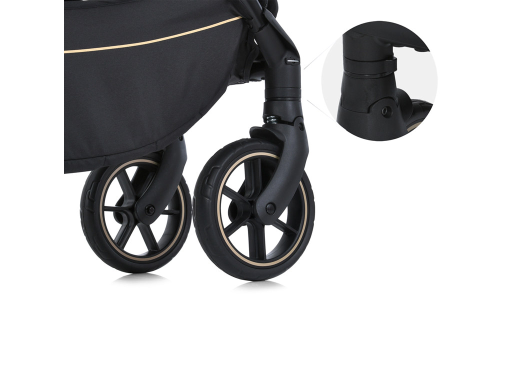 Коляска дитяча прогулянкова. EL CAMINO ME 1113-2 FIJI Black Matt