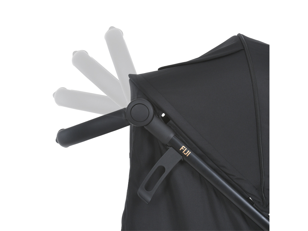 Коляска дитяча прогулянкова. EL CAMINO ME 1113-2 FIJI Black Matt