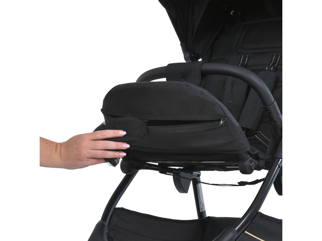 Коляска дитяча прогулянкова. EL CAMINO ME 1113-2 FIJI Black Matt