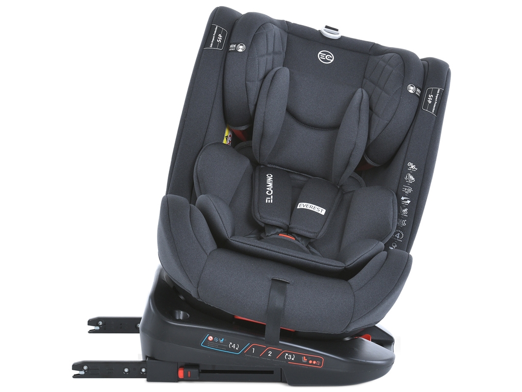 Автокресло детское. EL CAMINO ME 1114 EVEREST Dark Gray