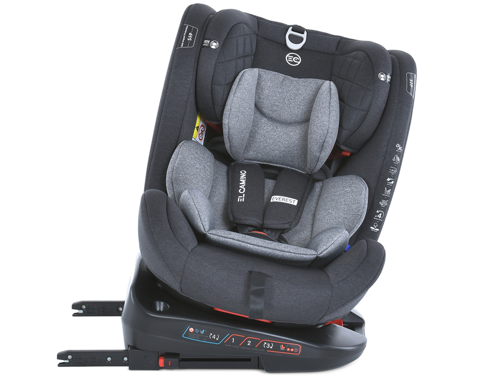 Автокресло детское. EL CAMINO ME 1114 EVEREST Light Gray