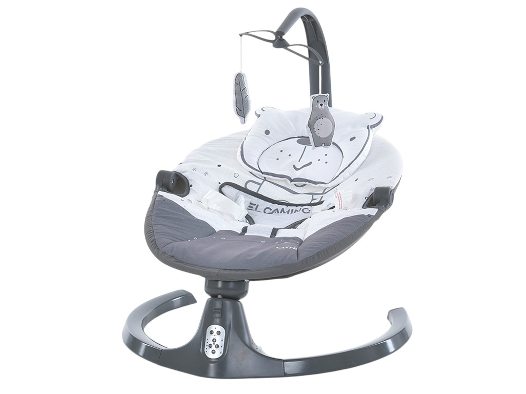 Заколисуючий центр ME 1116 Cute Dark Gray, 5 швидкостей, Bluetooth, EL CAMINO