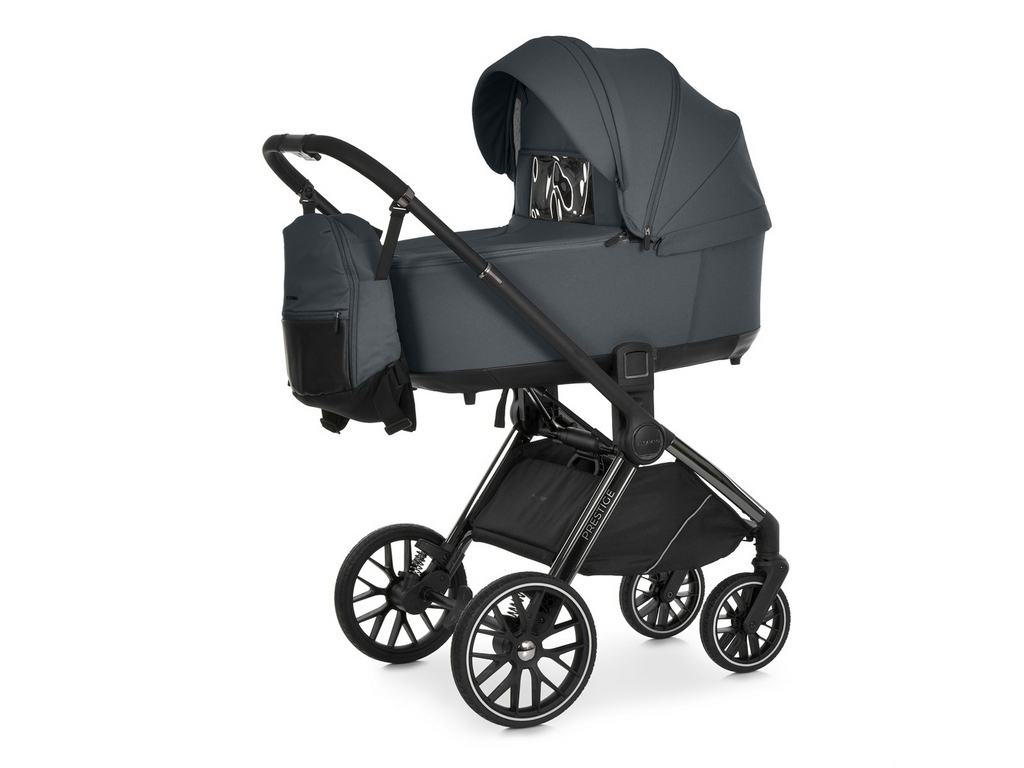 Коляска универсальная 2в1EL Camino Prestige ME 1124-3 Magnet Gray, графит