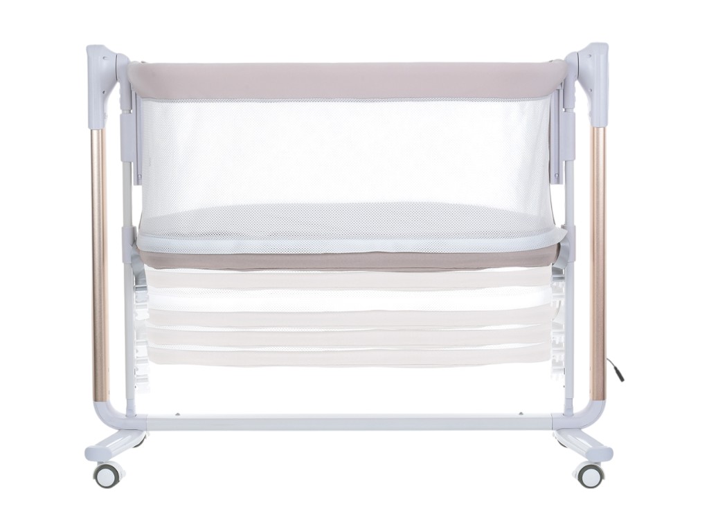 Кроватка-манеж ME 1125 G NOA Beige, app-управление, LED-экран, EL CAMINO