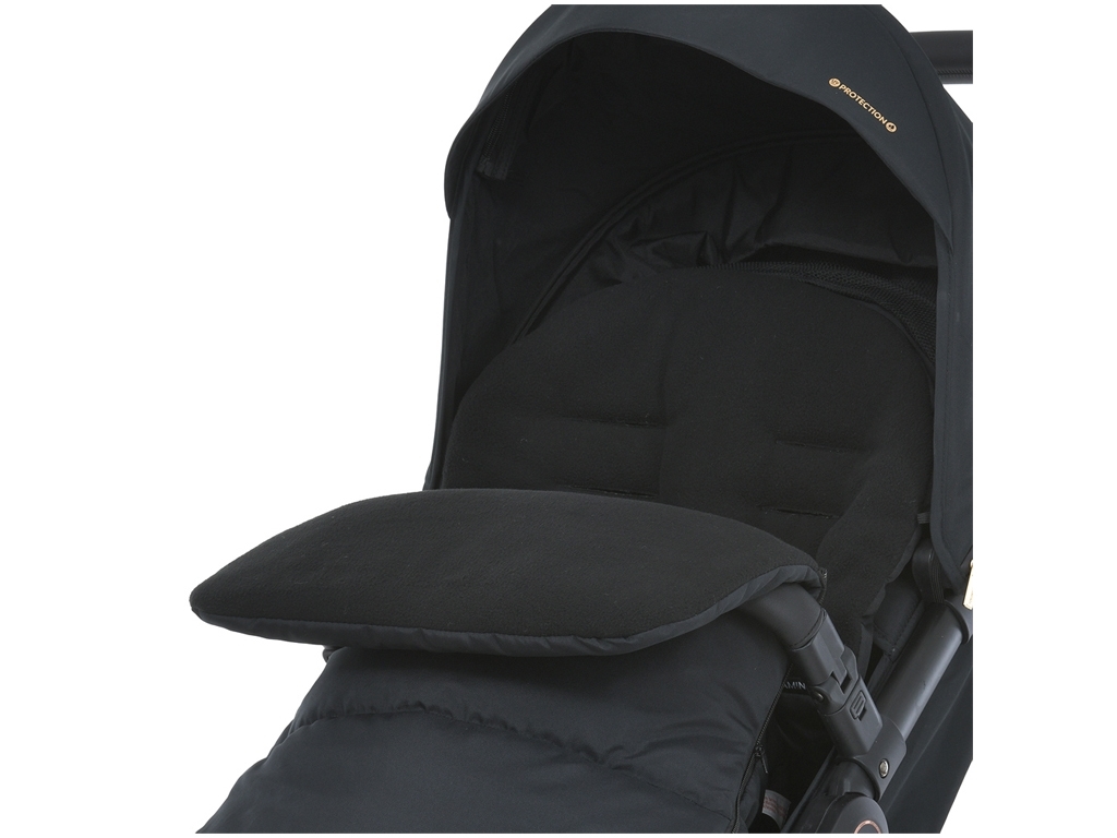 Конверт у коляску дитячу 96х43см. EL CAMINO ME 1130 Footmuff Basic Black