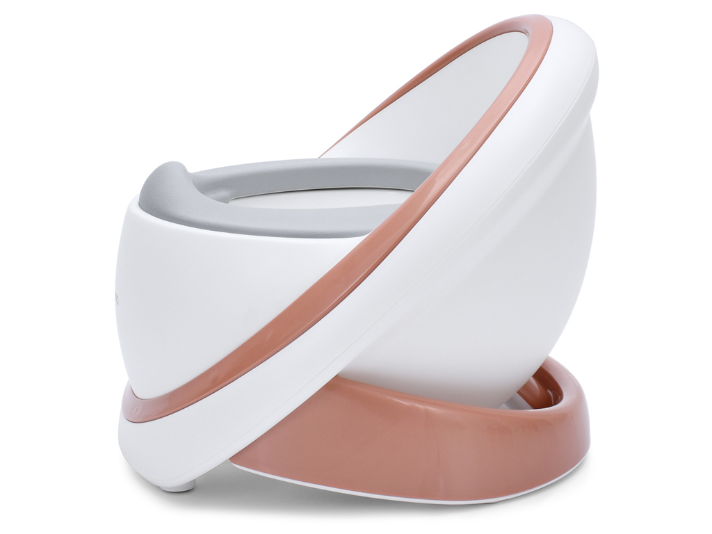 Детский горшок Egg Potty Gold, с мягкой накладкой, 34,2x32,9x29,4 см, ME 1143 Gold, El Camino