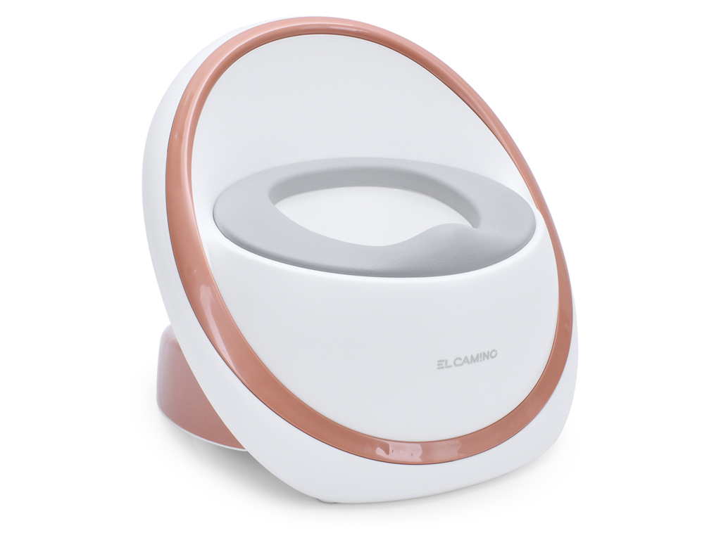 Детский горшок Egg Potty Gold, с мягкой накладкой, 34,2x32,9x29,4 см, ME 1143 Gold, El Camino