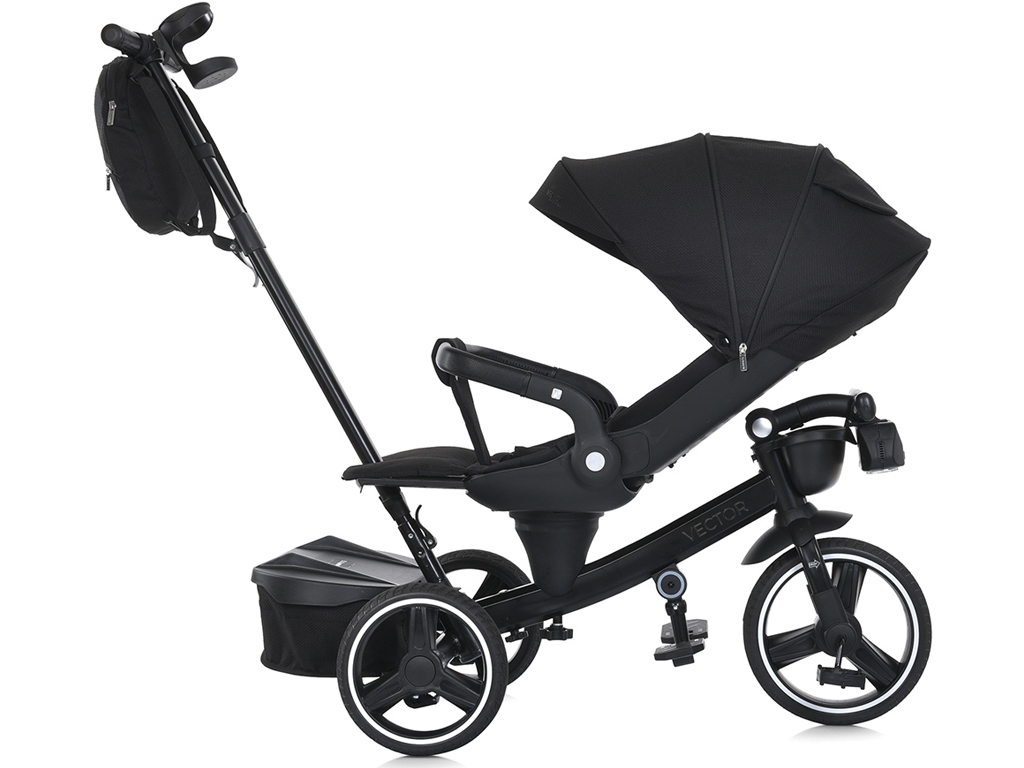 Детский трехколесный велосипед. EL CAMINO ME 1162 VECTOR Black